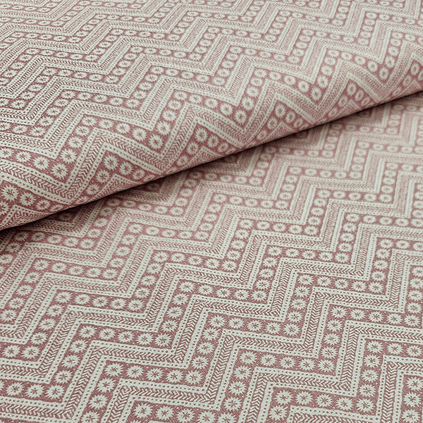 Baumwolle geometrisches Muster rosa