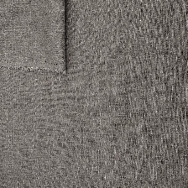 Leinen uni medium taupe