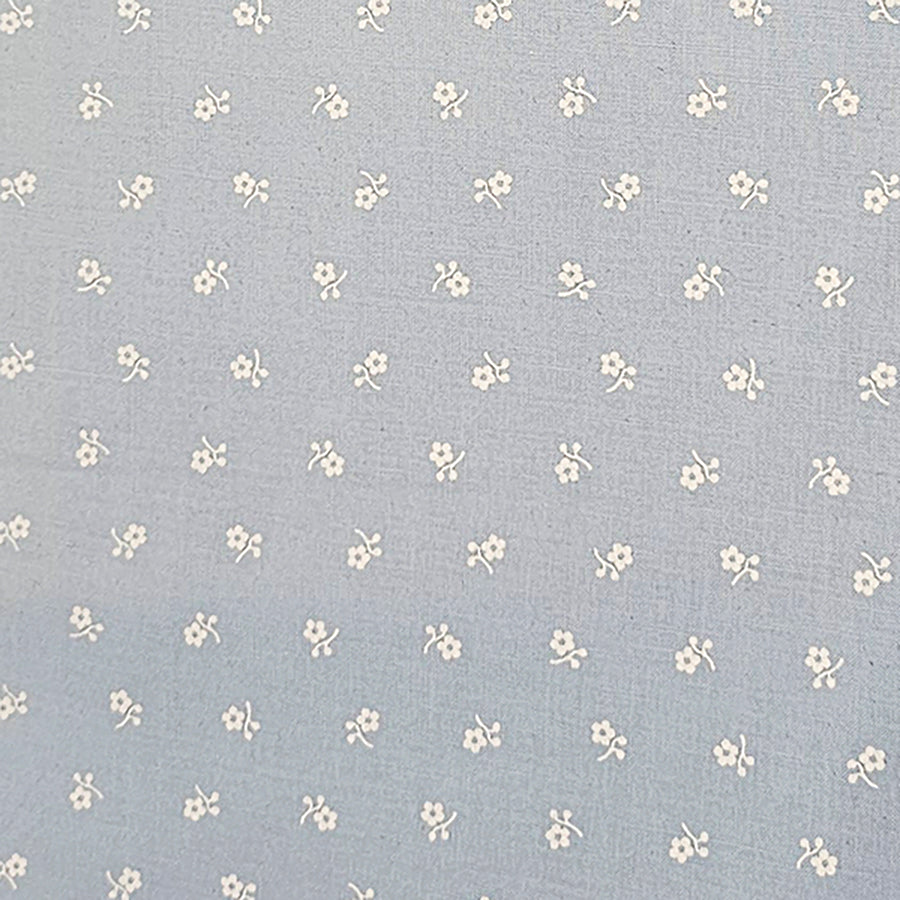 Trachten Stoffpaket Babycord jeansblau und hellblau mit Schürze