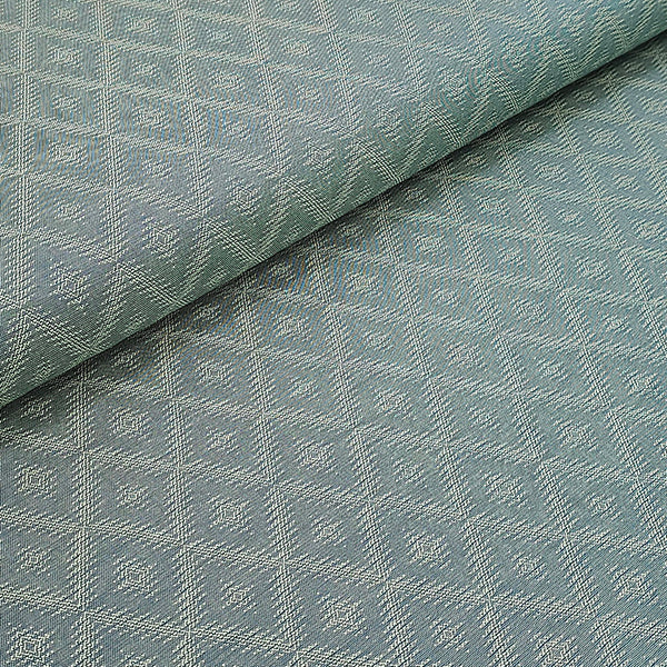 Jacquard feines Muster blaugrün