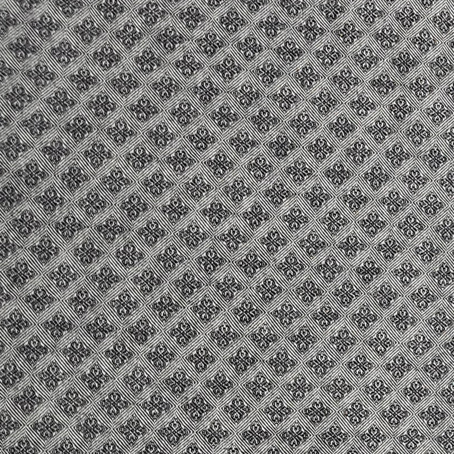 Jacquard feines Muster grau