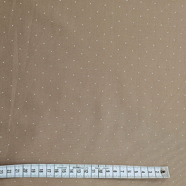 Baumwolle Tupfen sand