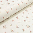 Rippjersey Blumen ecru