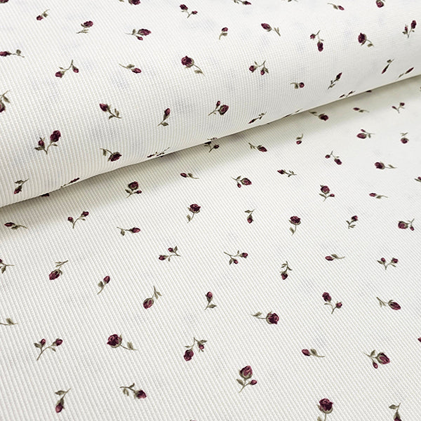 Rippjersey Rosen ecru