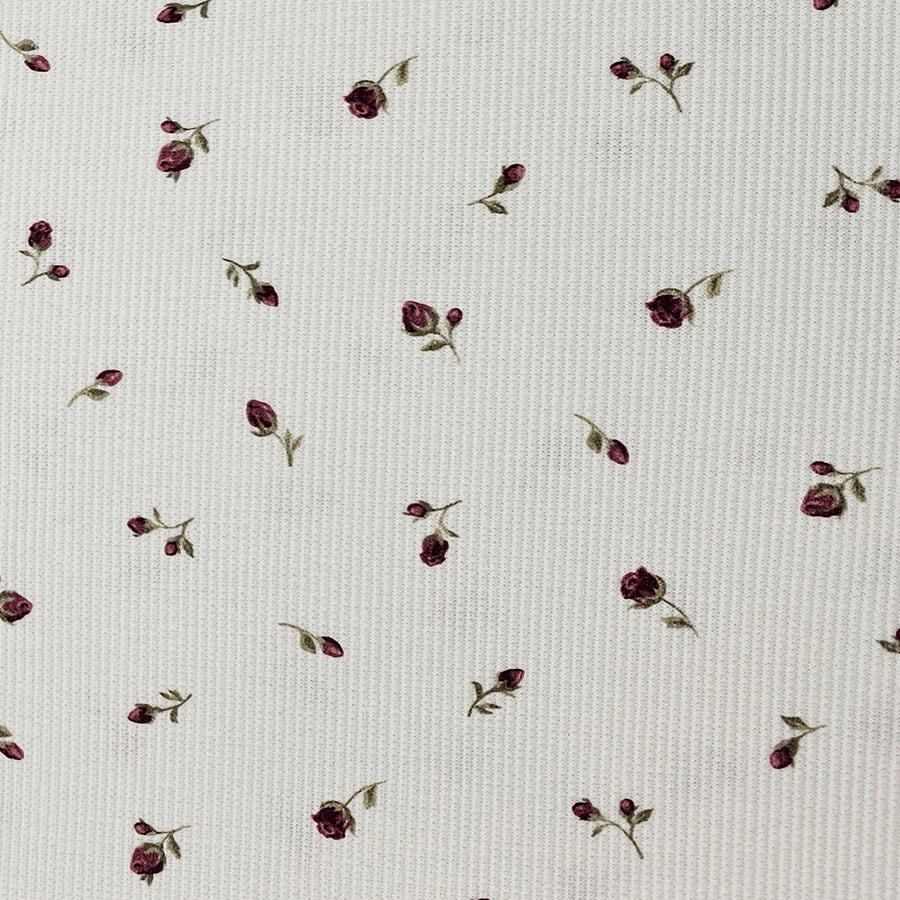 Rippjersey Rosen ecru