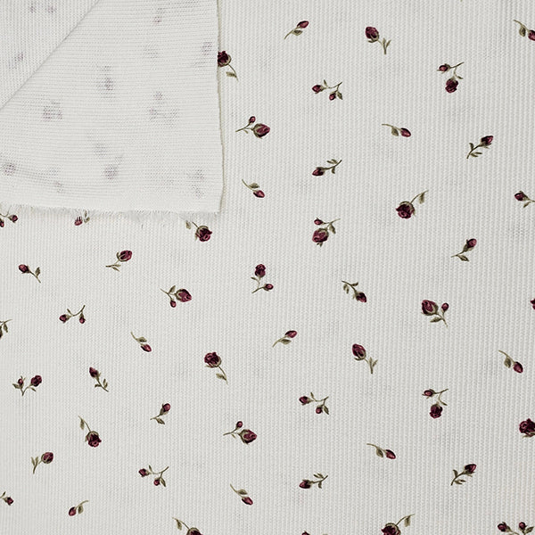 Rippjersey Rosen ecru