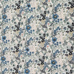 Baumwoll-Voile Digital Blumen grün, mint und blau