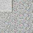 Baumwoll-Voile Digital Blumen grün, gelb und rosa