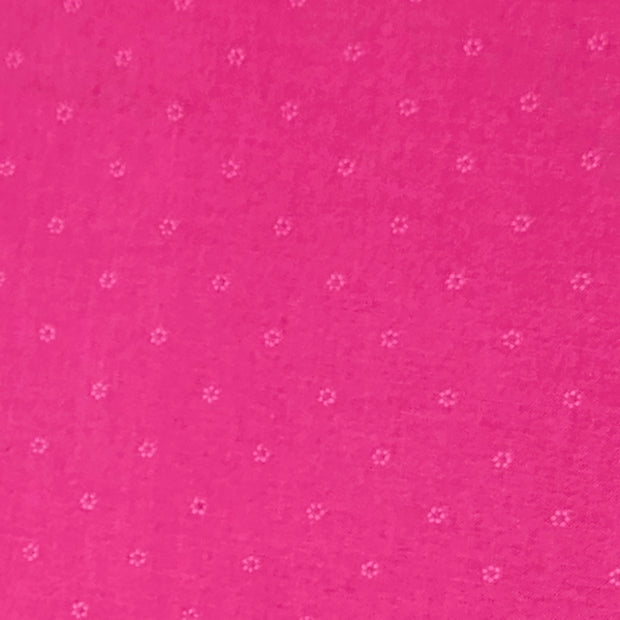 Baumwolle kleine Blümchen deep magenta