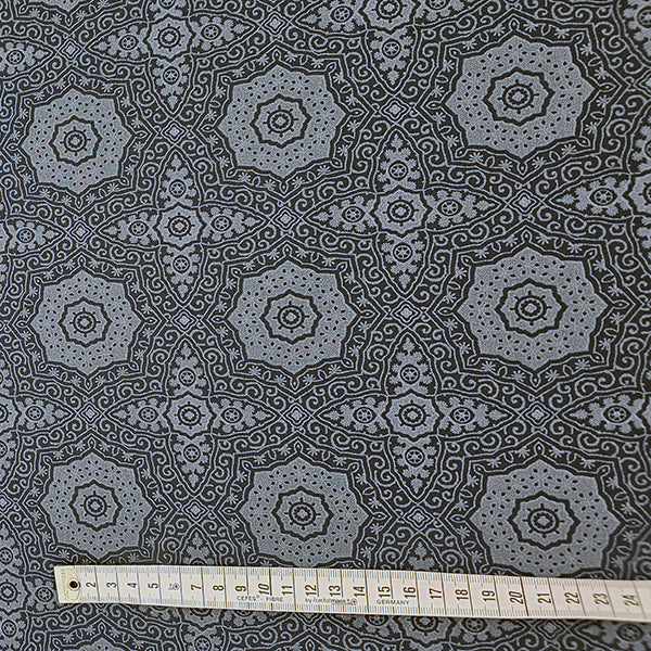 Baumwolle Ornamente dunkelblau
