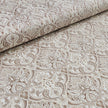 Baumwollsatin Siena Ornamente beige