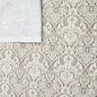 Baumwollsatin Siena Ornamente beige