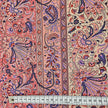 Baumwollsatin fein Paisley mit Streifen