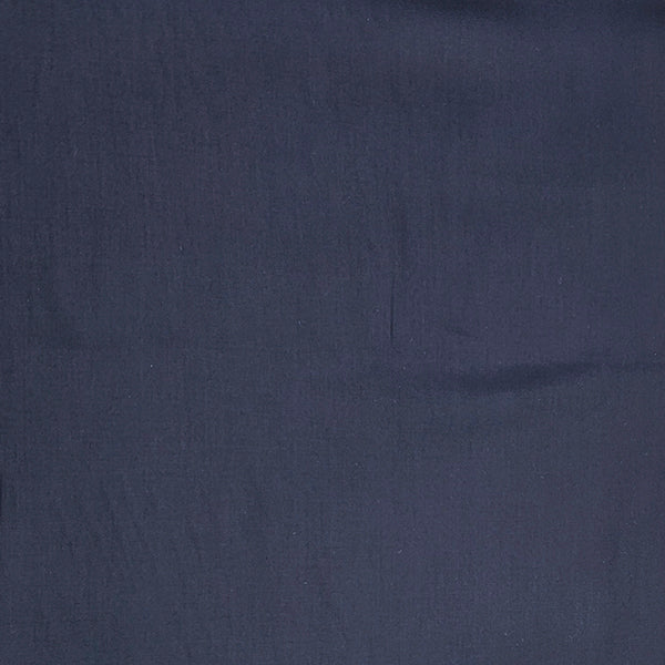 Baumwolle Satin uni fein navy