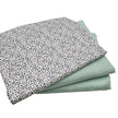 Trachten Stoffpaket in pastell grün mit Blumen Schürze