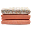 Trachten Stoffpaket pastell orange und Ornament Schürze