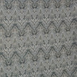 Jacquard Wellen blau und steinolive