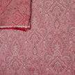 Jacquard Ornamente rosa und rot