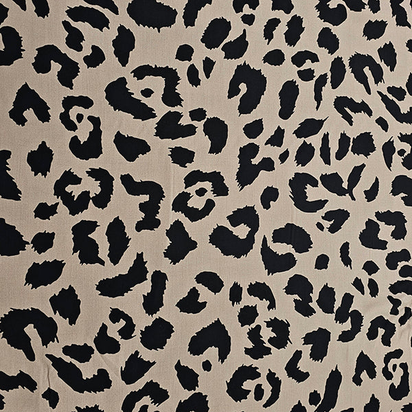 Viskose Leopard sand