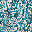 Viskose Leopard petrol