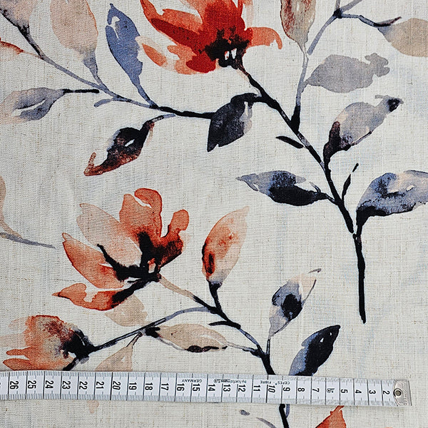 Leinen Viskose Pflanzen natur