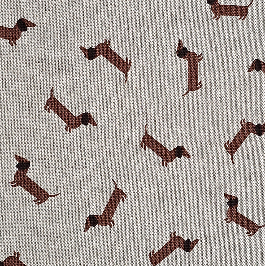 Canvas Leinenoptik Dachshund