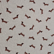 Canvas Leinenoptik Dachshund