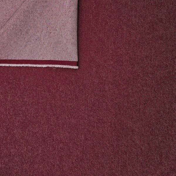 Jeansstoff Stretch bordeauxrot