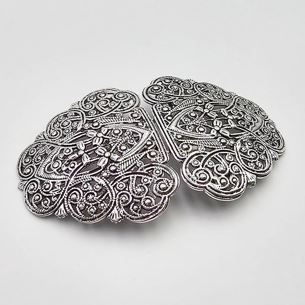 Dirndlschließe aus Metall 92mm/53mm