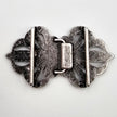 Dirndlschließe aus Metall altsilber 38mm/70mm