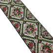 Elastic Band Jacquard grün, altrosa und hellgrün 4cm