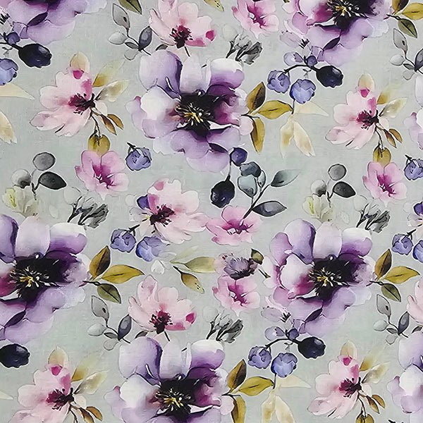 Trachten Stoffpaket flieder und lilac mit Schürze