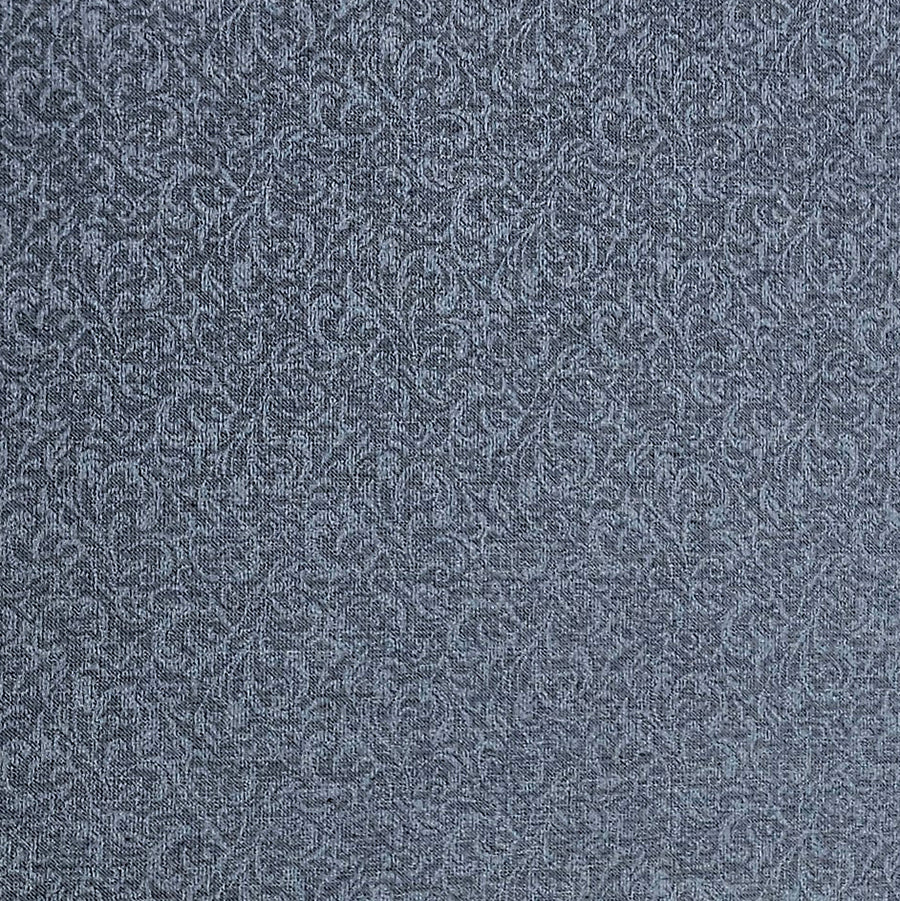 Micro Viskose feines Muster blau