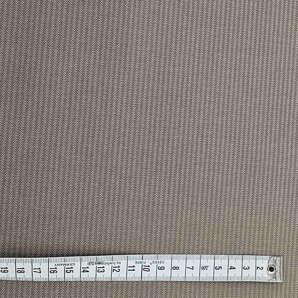 Jacquard Fischgrät fein hellbraun