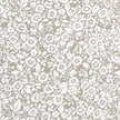 Baumwoll-Popelin Blumen creme