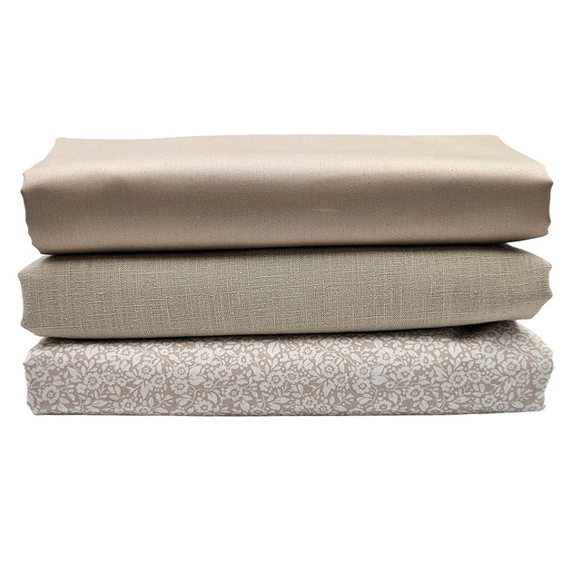 Trachten Stoffpaket sand mit Schürze in beige