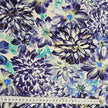 Canvas große Blumen blau