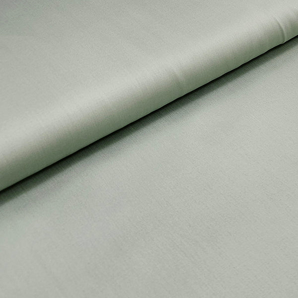 Baumwolle Satin uni fein sage