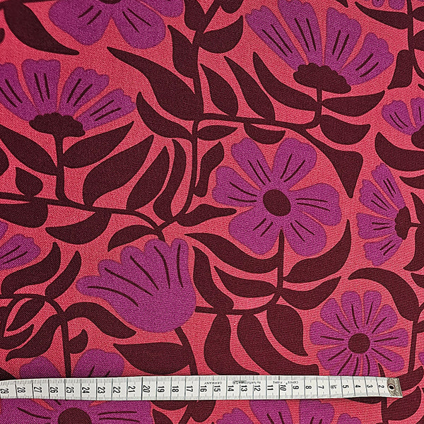 Canvas Blumen blush