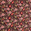 Jersey Blumen bordeaux