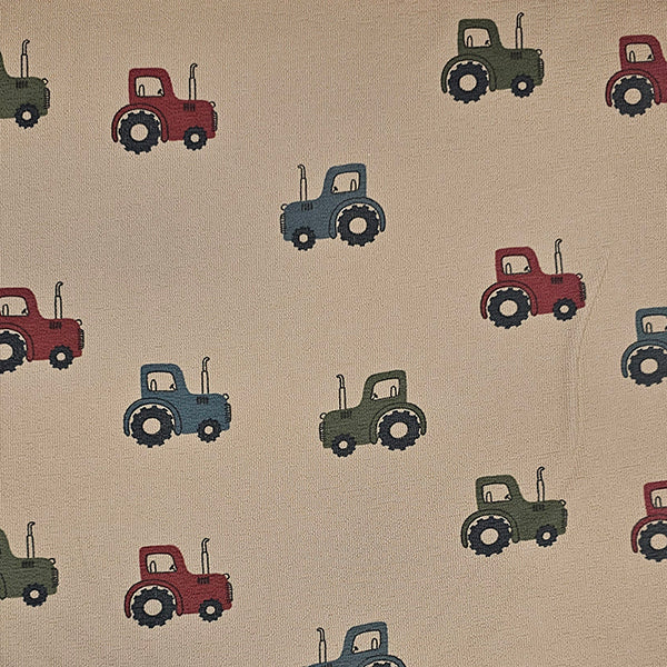 Terry Krepp Traktor beige