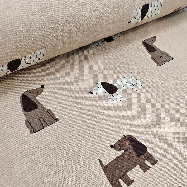 Terry Krepp Hunde beige