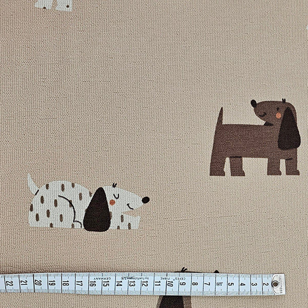 Terry Krepp Hunde beige