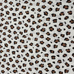 Baumwoll-Popelin Leoprint wollweiß