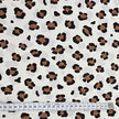 Baumwoll-Popelin Leoprint wollweiß