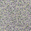 Baumwoll-Voile Blumen flieder und pastell gelb