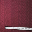 Zopf Jacquard/ Jersey bordeaux