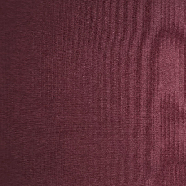 Rippjersey Stoffpaket Blümchen und bordeaux mit Bündchen