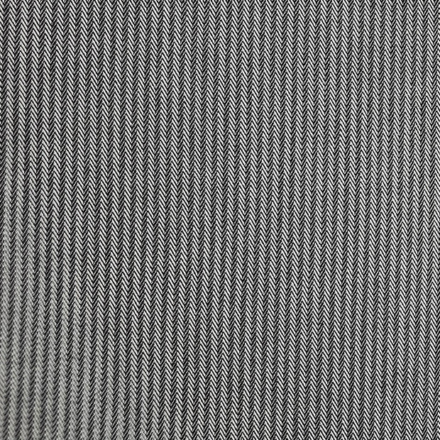 Jacquard Fischgrät fein schwarz