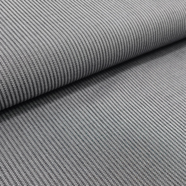 Jacquard Fischgrät fein schwarz